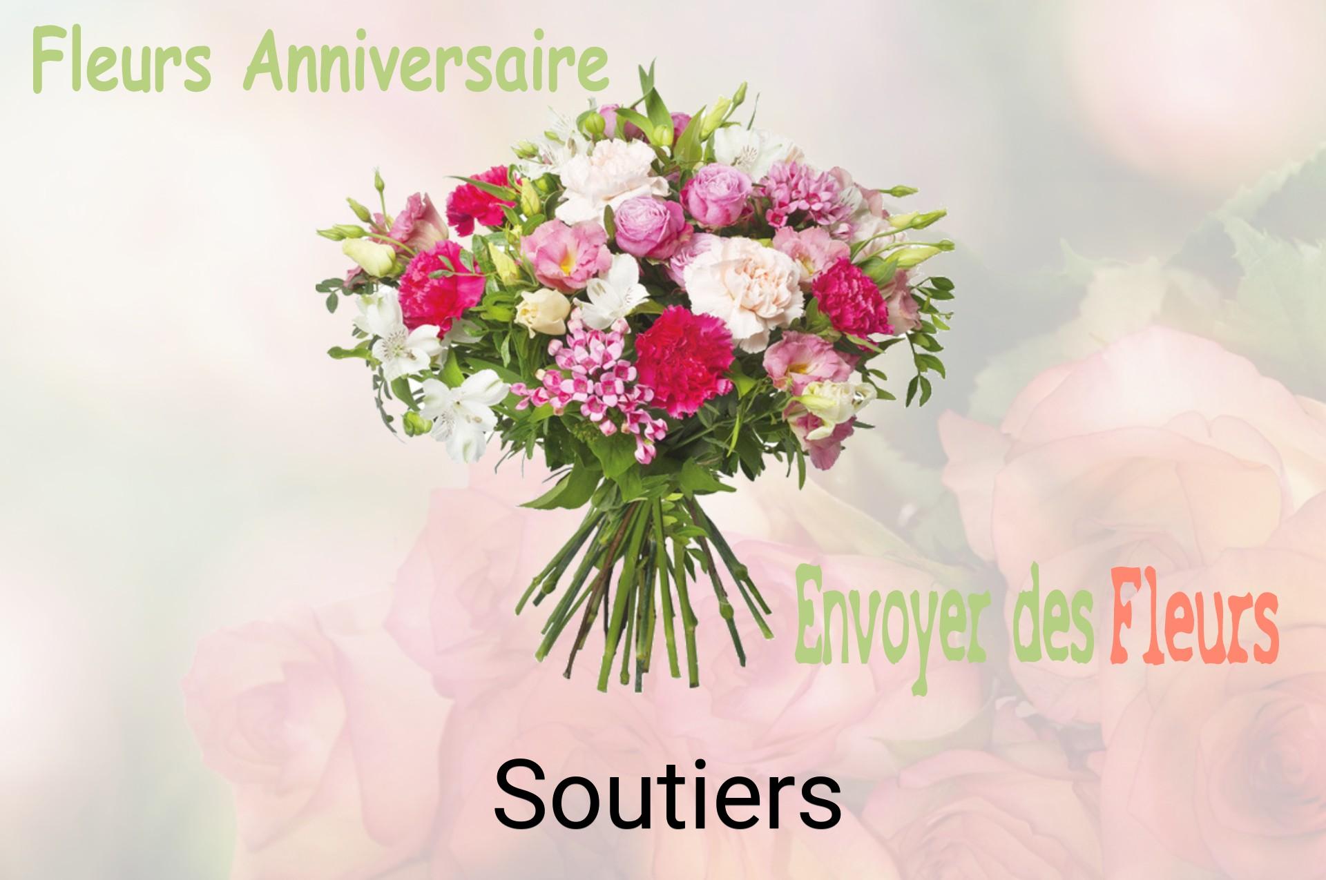 Bouquet de fleurs d’anniversaire livré à Soutiers